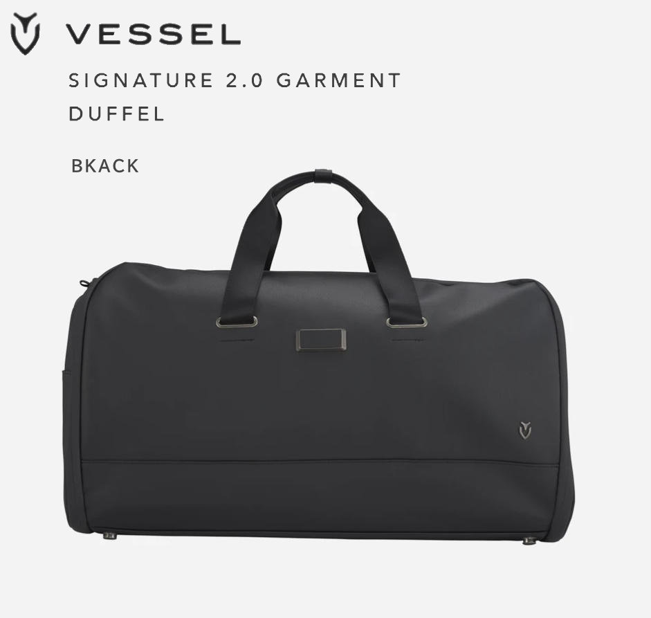 正規品，2026 VESSEL &ldquo; SIGNATURE 2.0 Garment Duffel &rdquo; ガーメントダッフルバッグ ブラック(その他)｜売買されたオークション情報、yahooの商品情報をアーカイブ公開 - オークファン ボストンバッグ