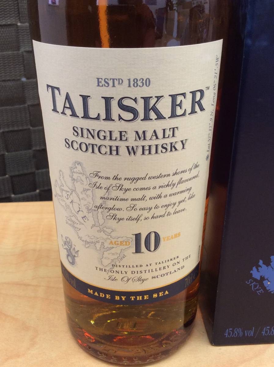 9925□ 未開栓 TALISKER タリスカー 10年 シングルモルト スコッチ
