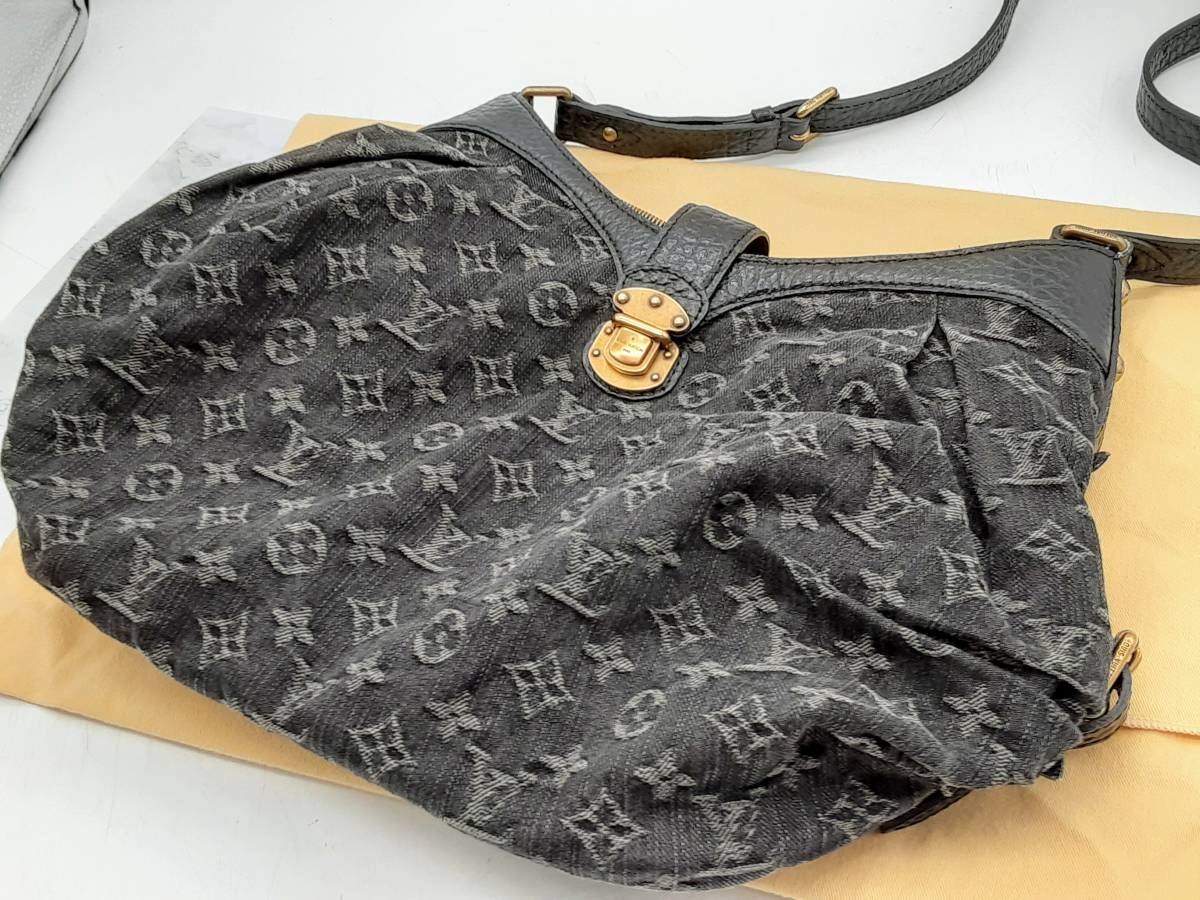 1円~☆美品 ルイヴィトン LOUIS VUITTON モノグラム デニム ショルダー 