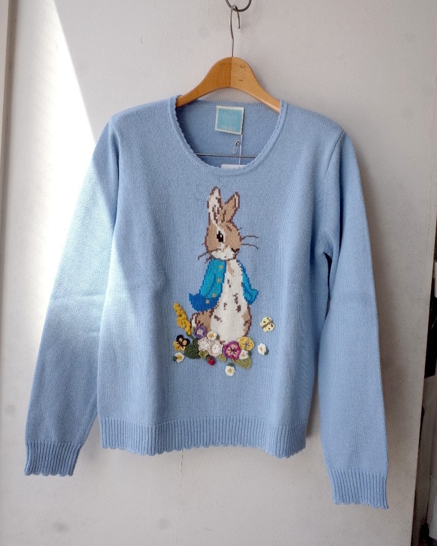 ☆タグ有 未使用 2018年 ピンクハウス *ピーターラビット!!編み込み 