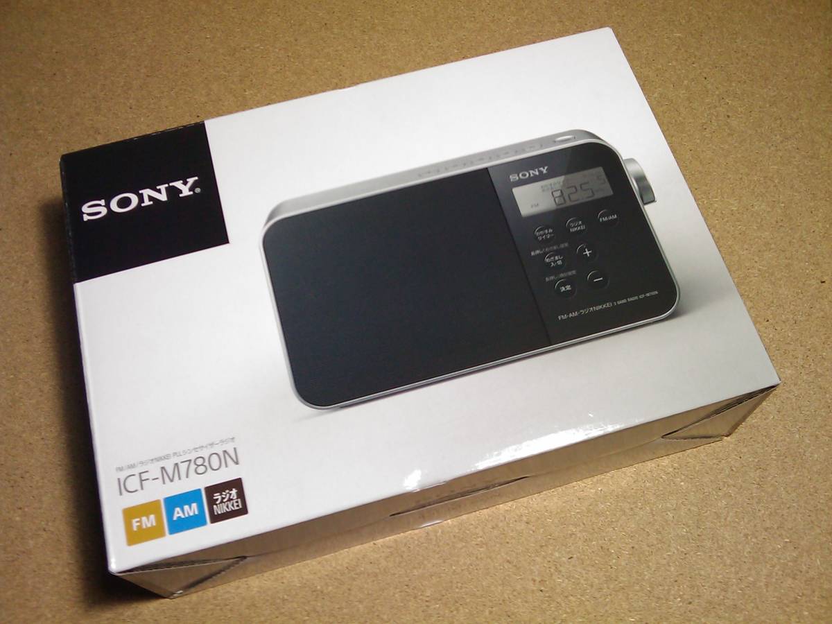 ◇SONY FM/AM/ラジオNIKKEI PLLシンセサイザーラジオ／ICF-M780N