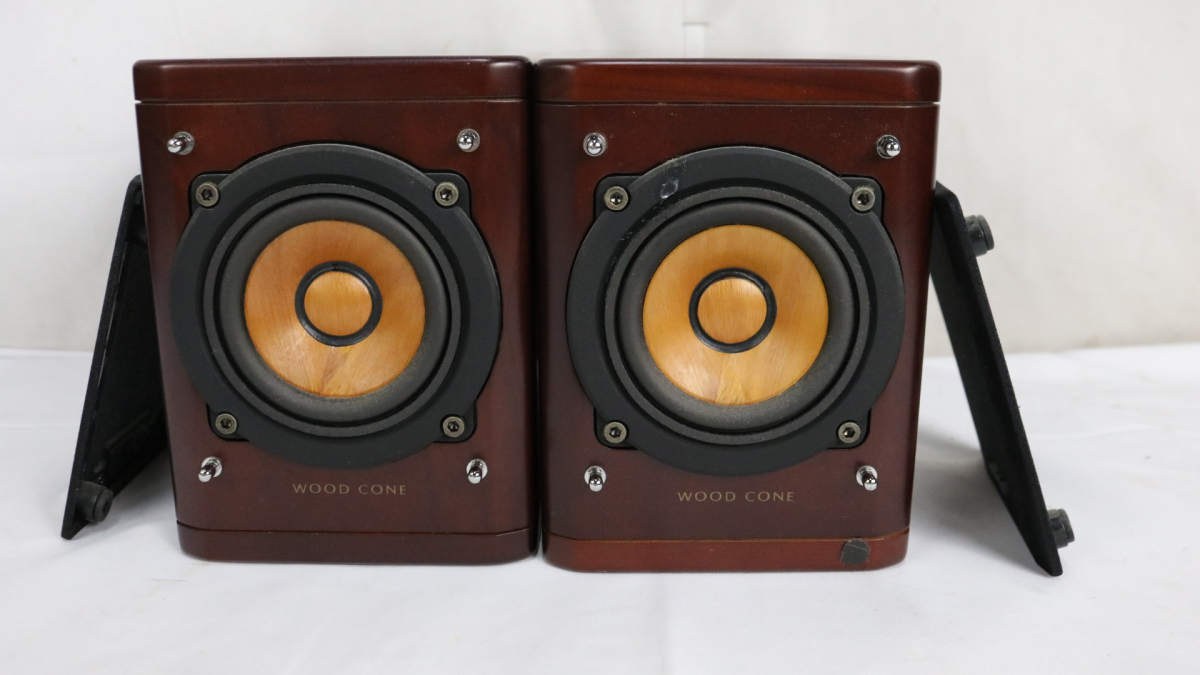 ト滝】Victor ビクター SP-EXAK1 ウッドコーンスピーカー ペア セット 