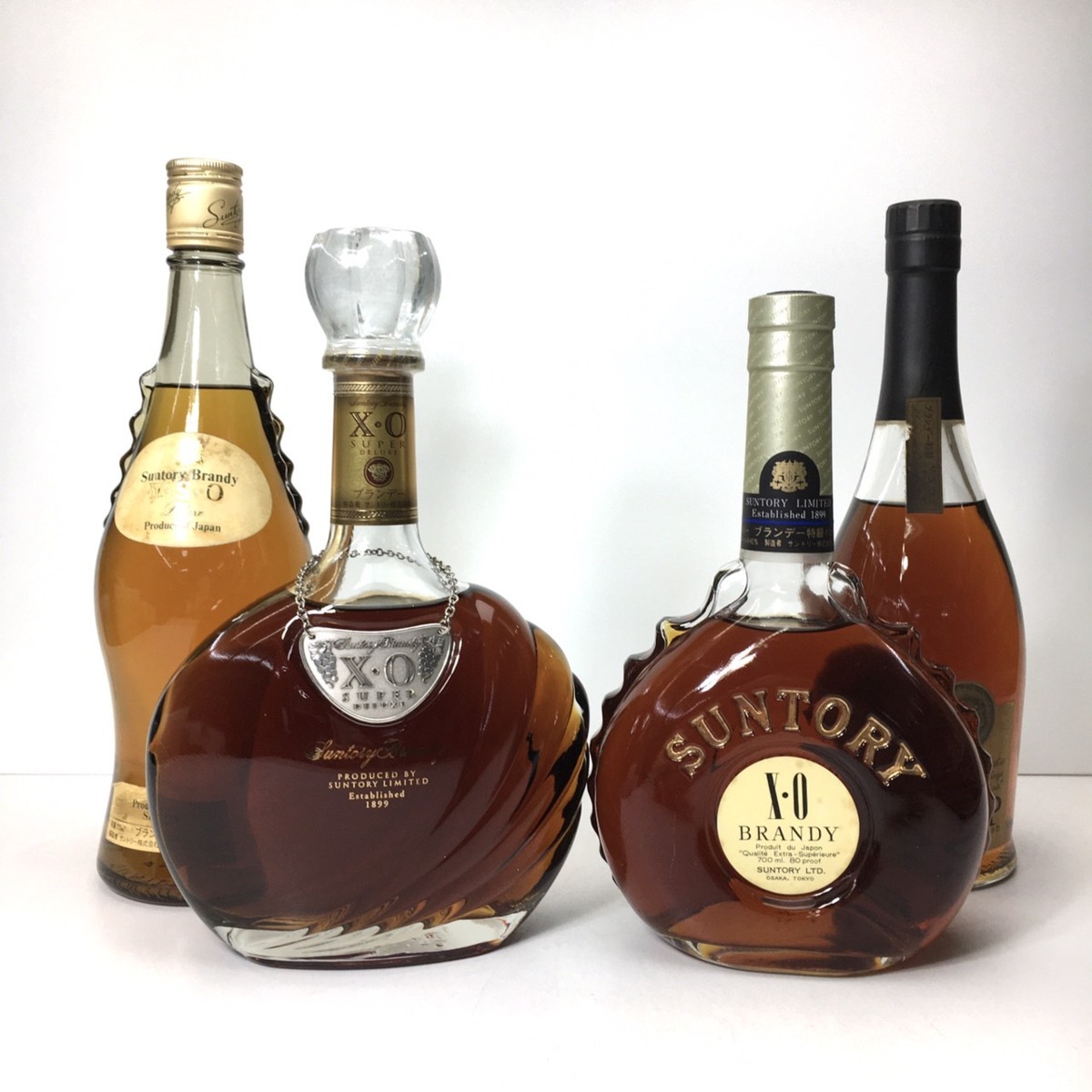 未開栓 国産ブランデー 4本セット 容量660ml～720ml サントリー