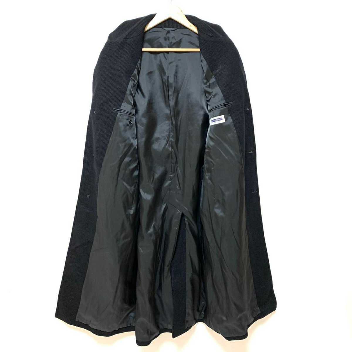 VISARUNO ロング ウールコート 黒 VISARUNO ロング ウールコート 黒