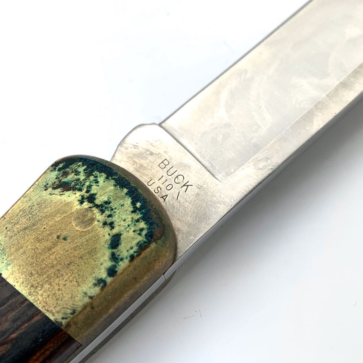 Buck 0 Hunter Sheath - BUCK Leather | Custom Folding Carry フォールディング バックナイフ Knife Horizontal Mountain