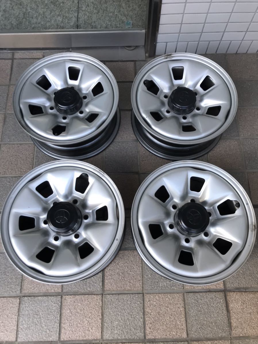 トヨタ純正グランドハイエース 15×6J +30 6H PCD139.7 中古 鉄ホイール 
