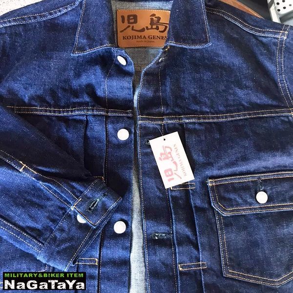 児島ジーンズ KOJIMA GENES 15oz セルビッチ デニムジャケット 2nd