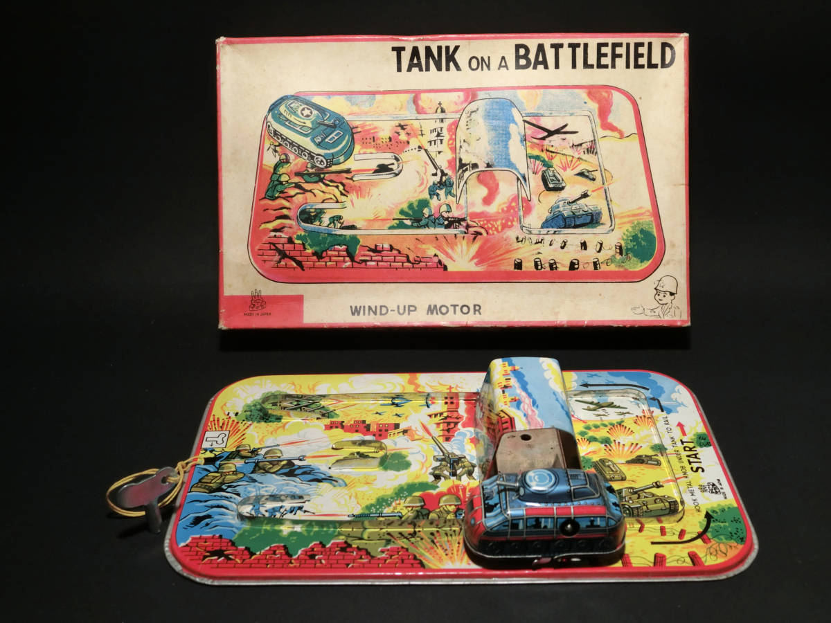 TANK 昭和レトロ 増田屋 ブリキ 戦車 | ポルシェ911テレビ中継車 