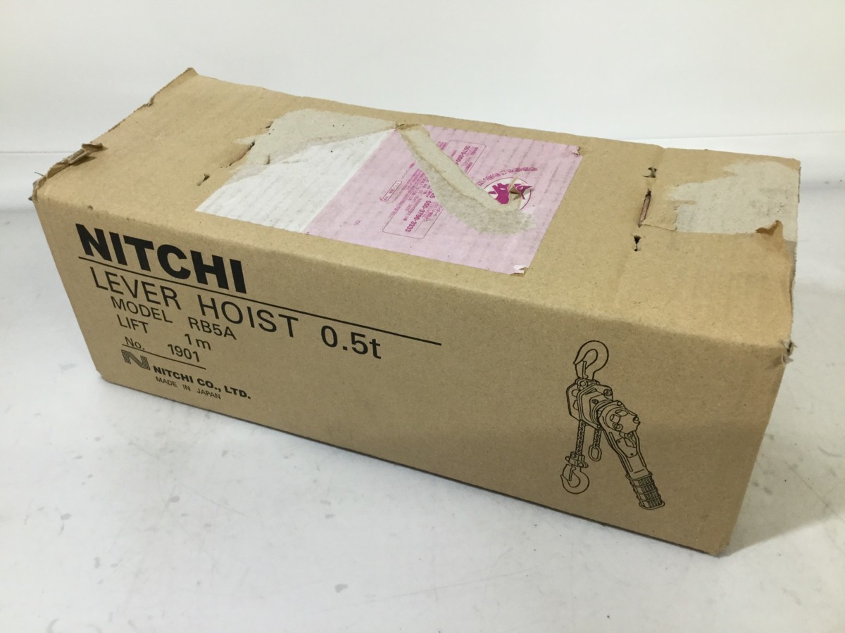 【未使用品】NITCHI ニッチ レバーホイスト RB5A 0.5t IT4GHR3LJLGF