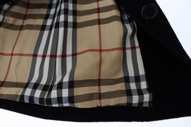 バーバリーブルーレーベル BURBERRY BLUE LABEL アンゴラ混 ファー