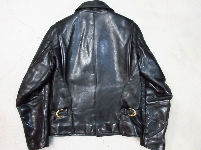 VANSON(バンソン) 9D⁄襟付きシングルライダースジャケット⁄38⁄レザー