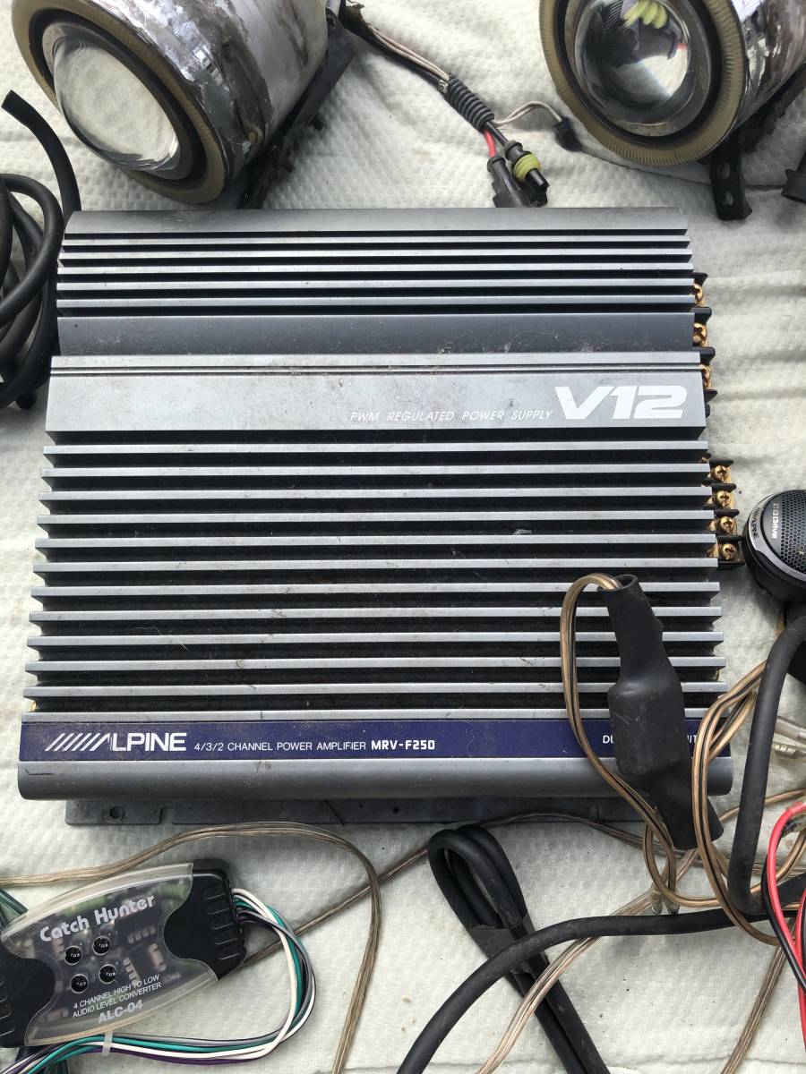 ALPINE MRV-F250 アンプ CROSSOVER NETWORK おまけ付き ☆ 中古