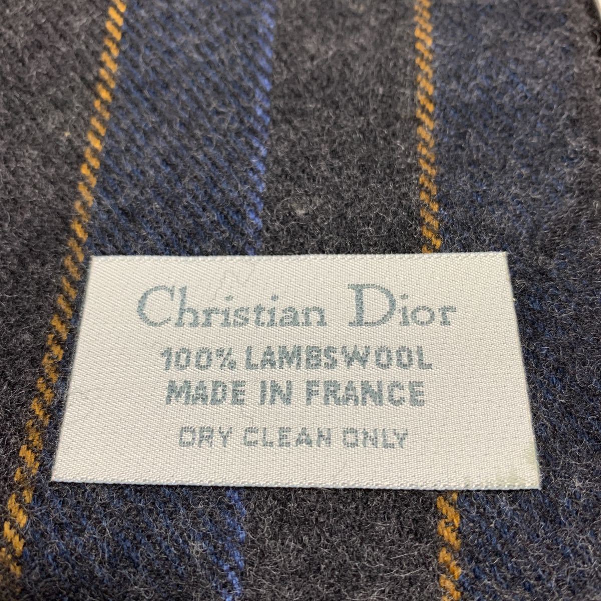 激安通販 限定商品 Christian Dior マフラー LAMBSWOOL 100% 男女兼用