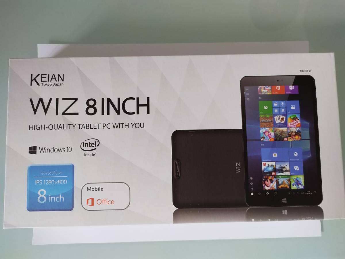 8インチ Windowsタブレット KEIAN WIZ KI8-BK : - WiZ ki8－bkの通販 