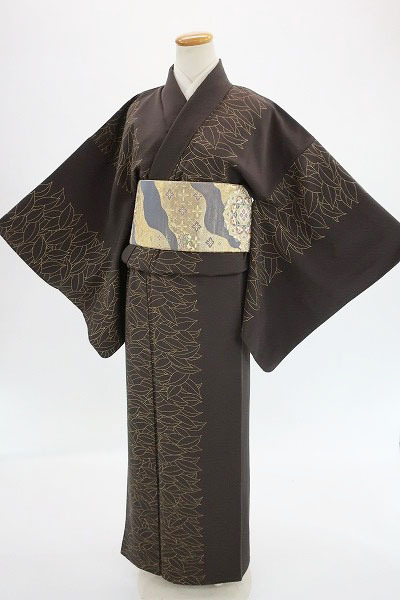 平和屋着物□漆工芸作家 金森一博 訪問着 枝桜 暈し染め 金彩 逸品