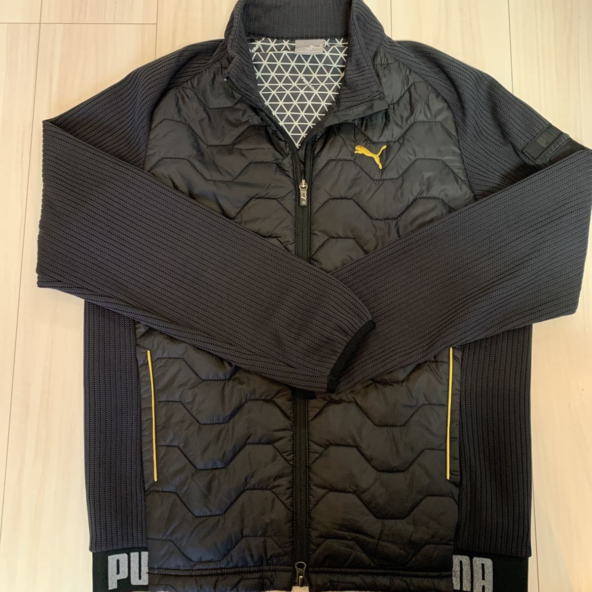 超極 プーマ PUMA ハイブリッド ニット ジャケット ブラック 超極 プーマ PUMA ハイブリッド ニット ジャケット ブラック