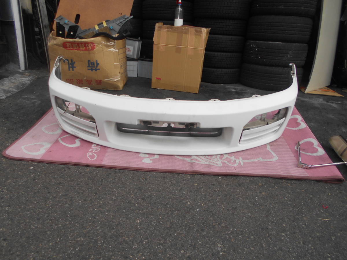 スカイライン フロントバンパー ECR33 ER34 純正 後期 希少 前期 