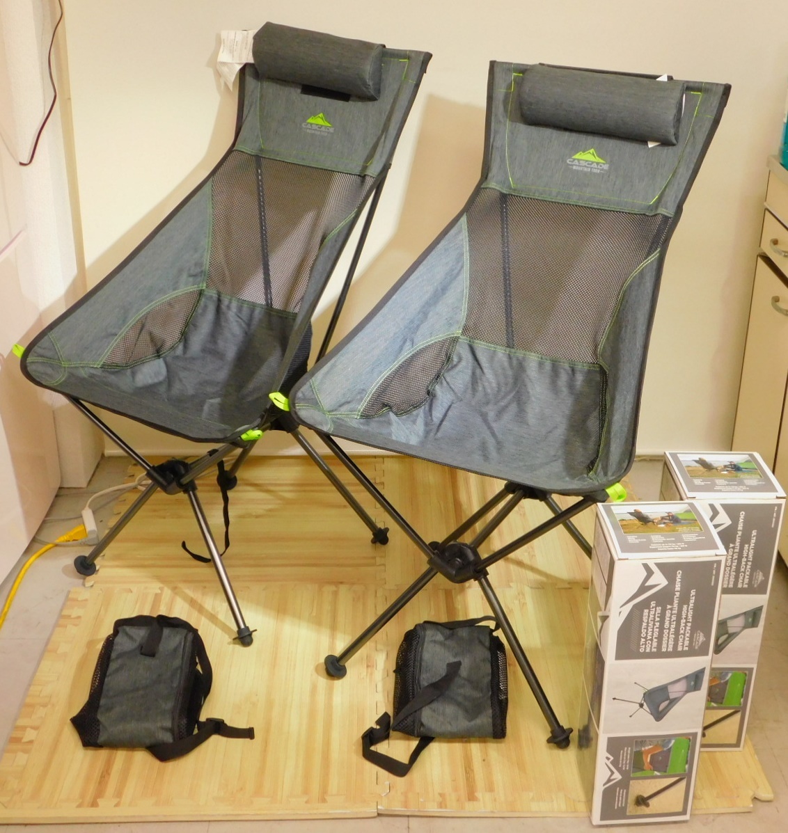 CASCADE カスケード : ハイバック High Back CHAIR チェア2脚セット