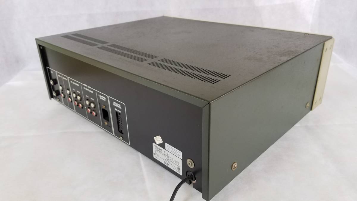TEAC カセットデッキ ティアック C-2 | TEAC・C－2（カセット
