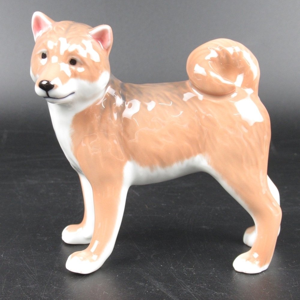 ロイヤルコペンハーゲン フィギュリン 犬 ロイヤルコペンハーゲン 柴犬 フィギュリン 箱付き ROYAL COPENHAGEN