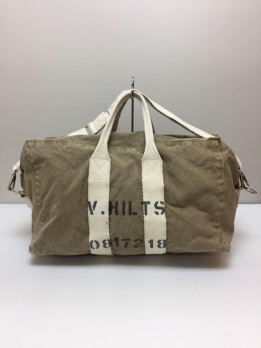 大安売り TOYs McCOY◆アビエイターキットバッグ/V．HILTS/TMA1706/ボストンバッグ/キャンバス/BEG