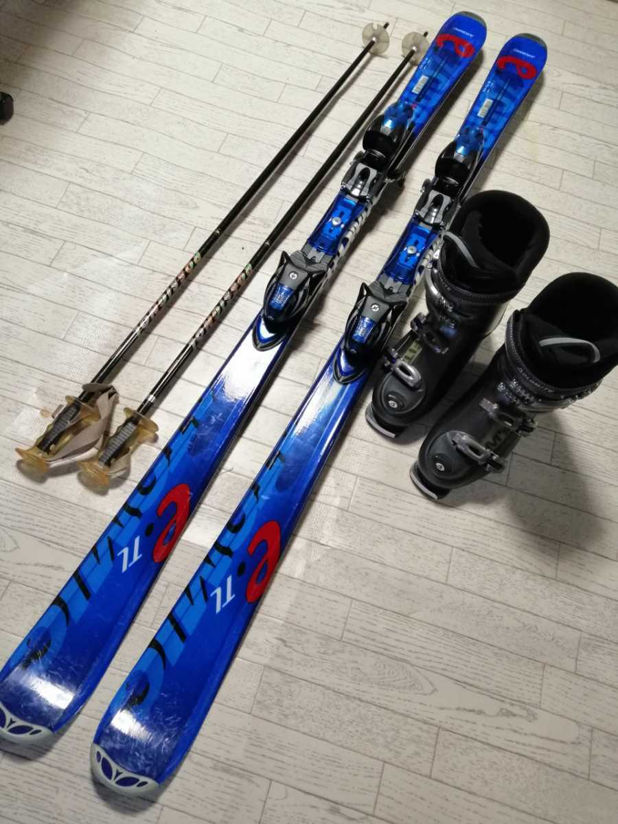 正規品 ATOMICカービングスキー158cm 靴DOLOMITE 26.0 26.5cm ストックROSIGNOL 117cm(板、ブーツセット)｜売買されたオークション情報、yahooの商品情報をアーカイブ公開 - オークファン 板、ブーツセット
