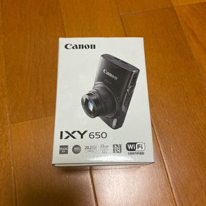 Canon IXY 650BK　シルバー　新品未開封品 新品・未開封品 Canon IXY 650 BK Canon IXY 650BK シルバー 新品未開封品