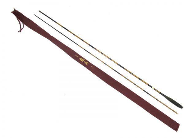 豊富な，新作 1000円スタート ヘラ竿 朱紋峰 嵐馬 3本継ぎ 布袋付き QQ40029(ヘラブナ竿)｜売買されたオークション情報、yahooの商品情報をアーカイブ公開 - オークファン ヘラブナ竿、コイ竿