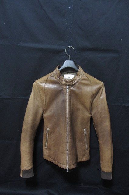 限定SALE，新作 ハレ 美タイト上質シングルレザーライダース /サイズS ブラウン 本革 羊革 シープラムスキン ダブルジップ HARE GENUINE Leather(Sサイズ)｜売買されたオークション情報、yahooの商品情報をアーカ Sサイズ