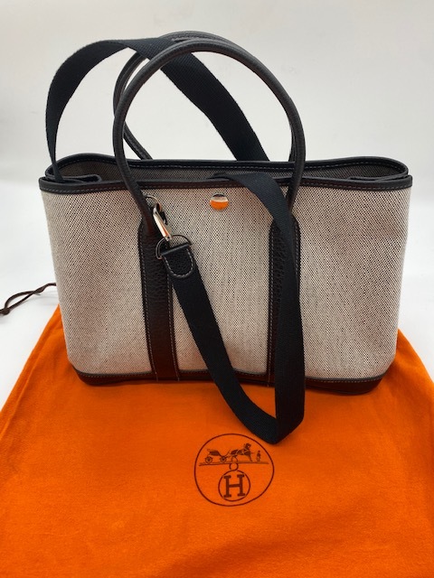 ☆1円スタート！！極美品 HERMES ガーデンパーティー キャンバス