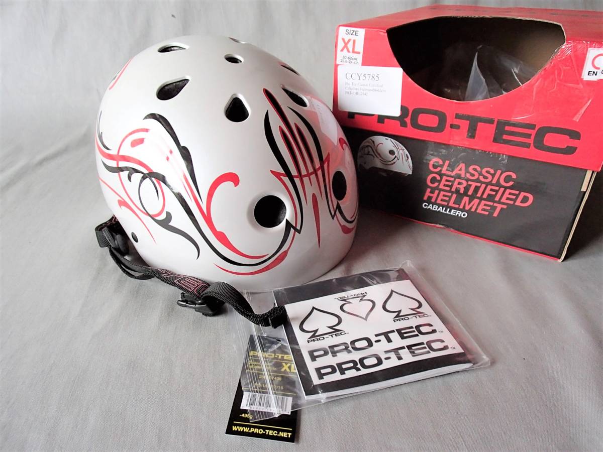 人気定番，高品質 Pro-Tec Certified Caballero ヘルメット XL BMX/MTB/ダートジャンプ/ストリート/パーク/スケートボード(アクセサリー)｜売買されたオークション情報、yahooの商品情報をアーカイブ公開 - オークファン アクセサリー
