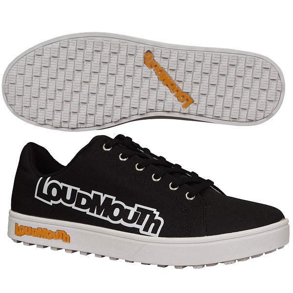 全国無料，限定セール 1円 Loudmouth ラウドマウス LM-GS0002 メンズ スパイクレス ゴルフシューズ BigLogo-Black 998 26.5cm(26.5cm)｜売買されたオークション情報、yahooの商品情報をアーカイブ公開 - オークファン 26.5cm