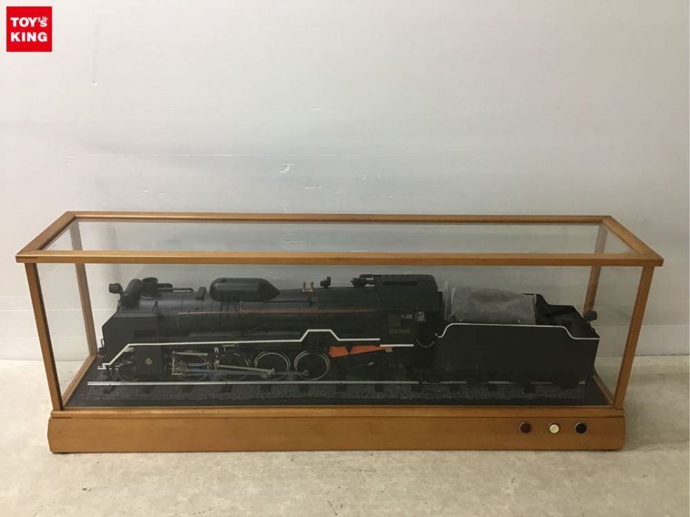 1円～ 店頭受取限定 詳細不明 D51 200 蒸気機関車 ガラスケース付き