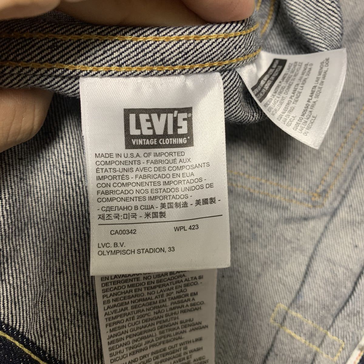 507XX 2nd MADE IN USA コーンデニム Levi