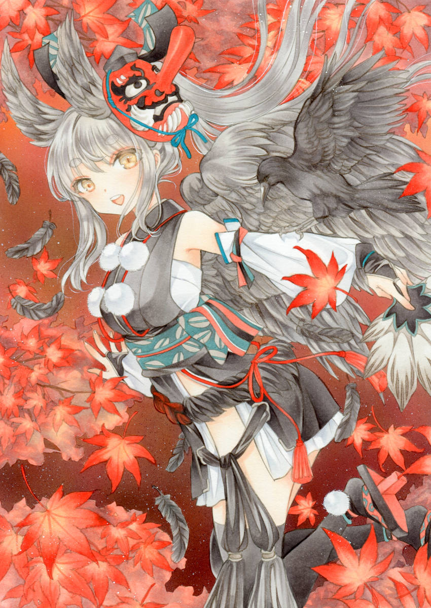 手描きイラスト オリジナル 烏天狗 B5サイズ 手描きイラスト 売買されたオークション情報 Yahooの商品情報をアーカイブ公開 オークファン Aucfan Com