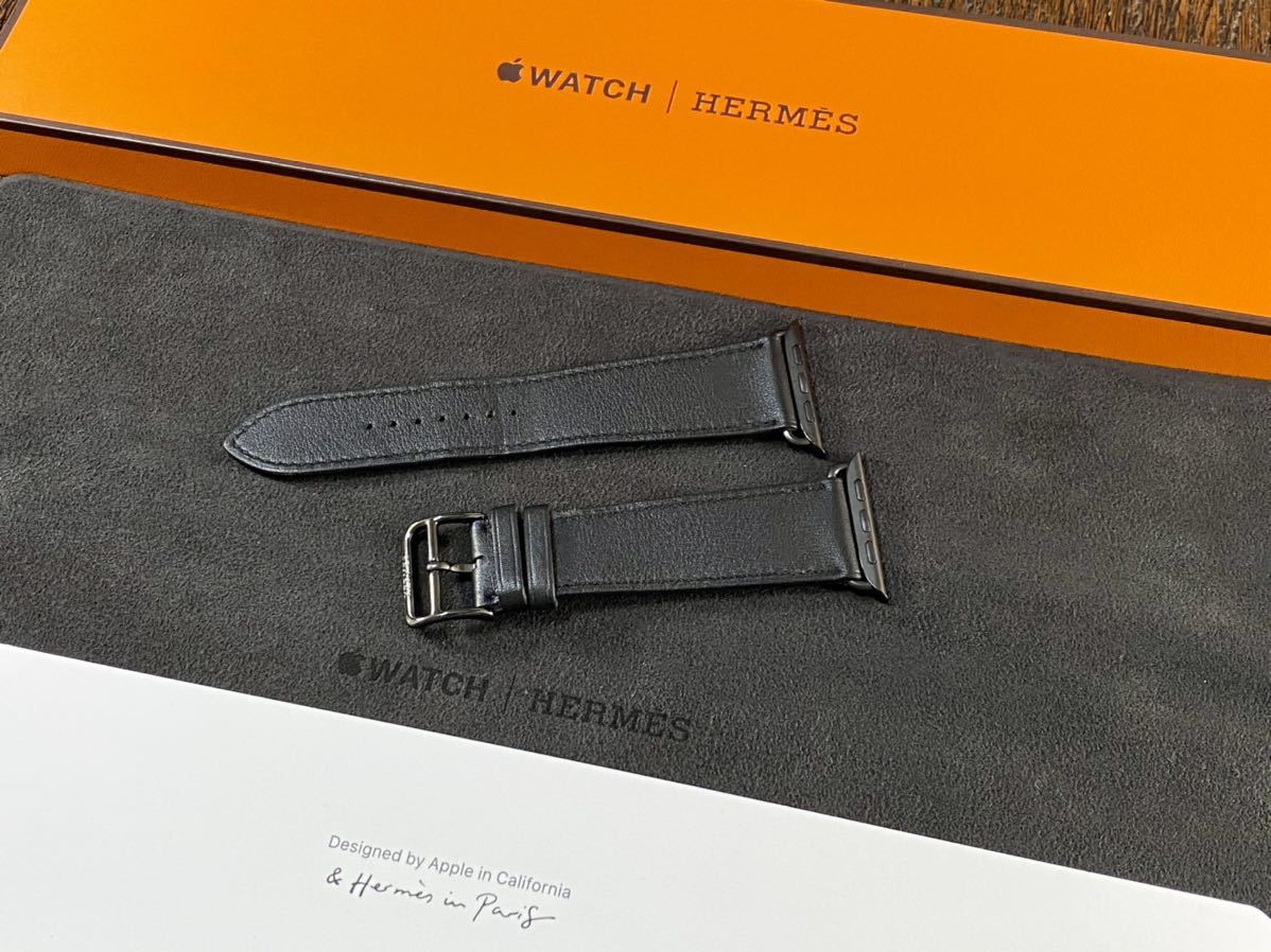 ☆ 美品 即決 ☆ Apple Watch Hermes Series6 44mm ブラック シンプル