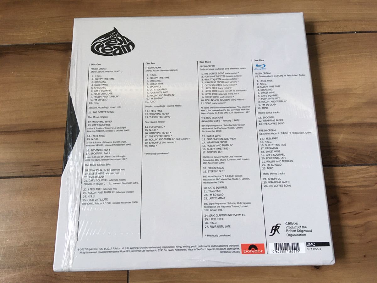洋楽 Cream Fresh Cream Super Deluxe Edition Fresh Cream Gets The