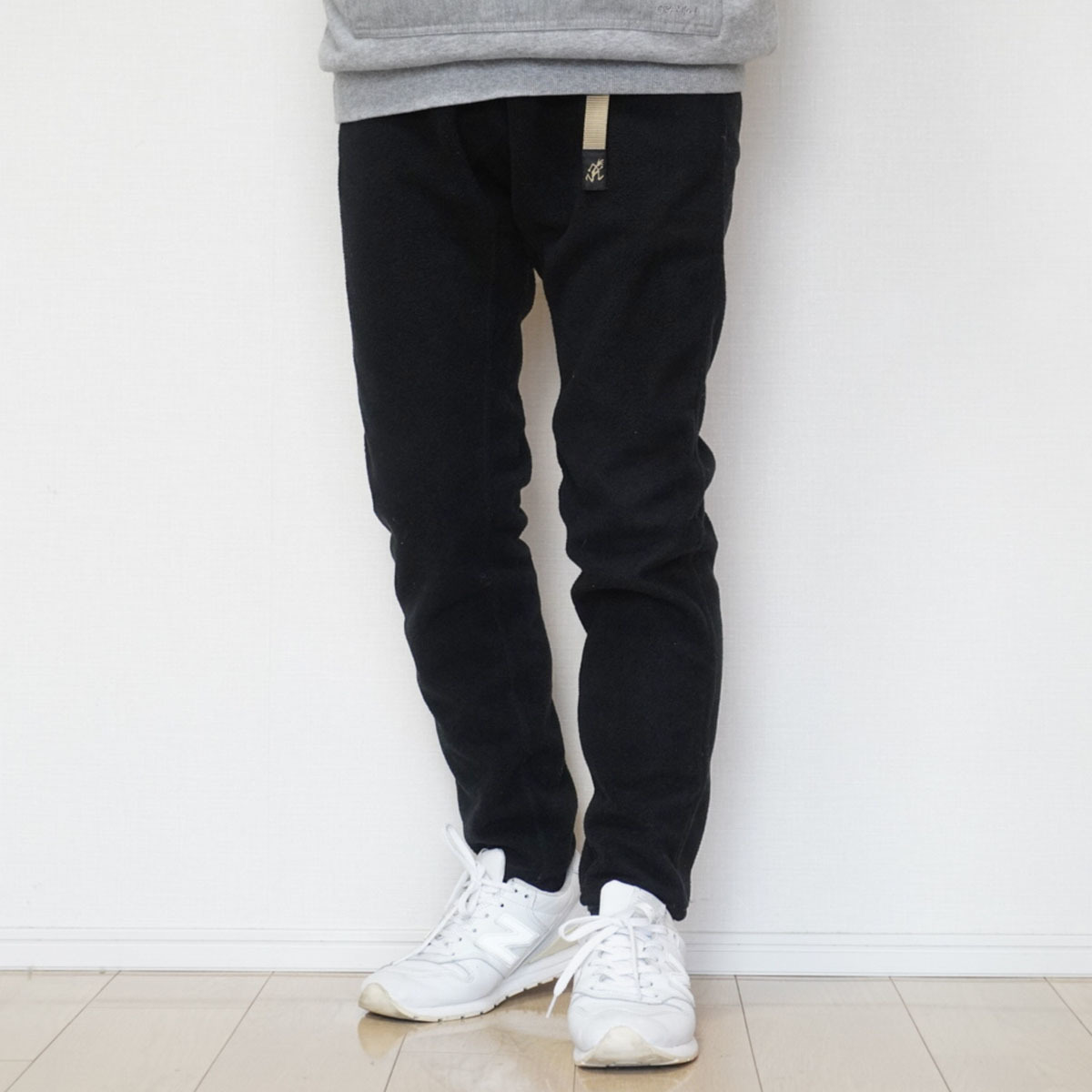買い直営店 Gramicci × BEAMS 別注 フリースナローパンツ【L】ブラック