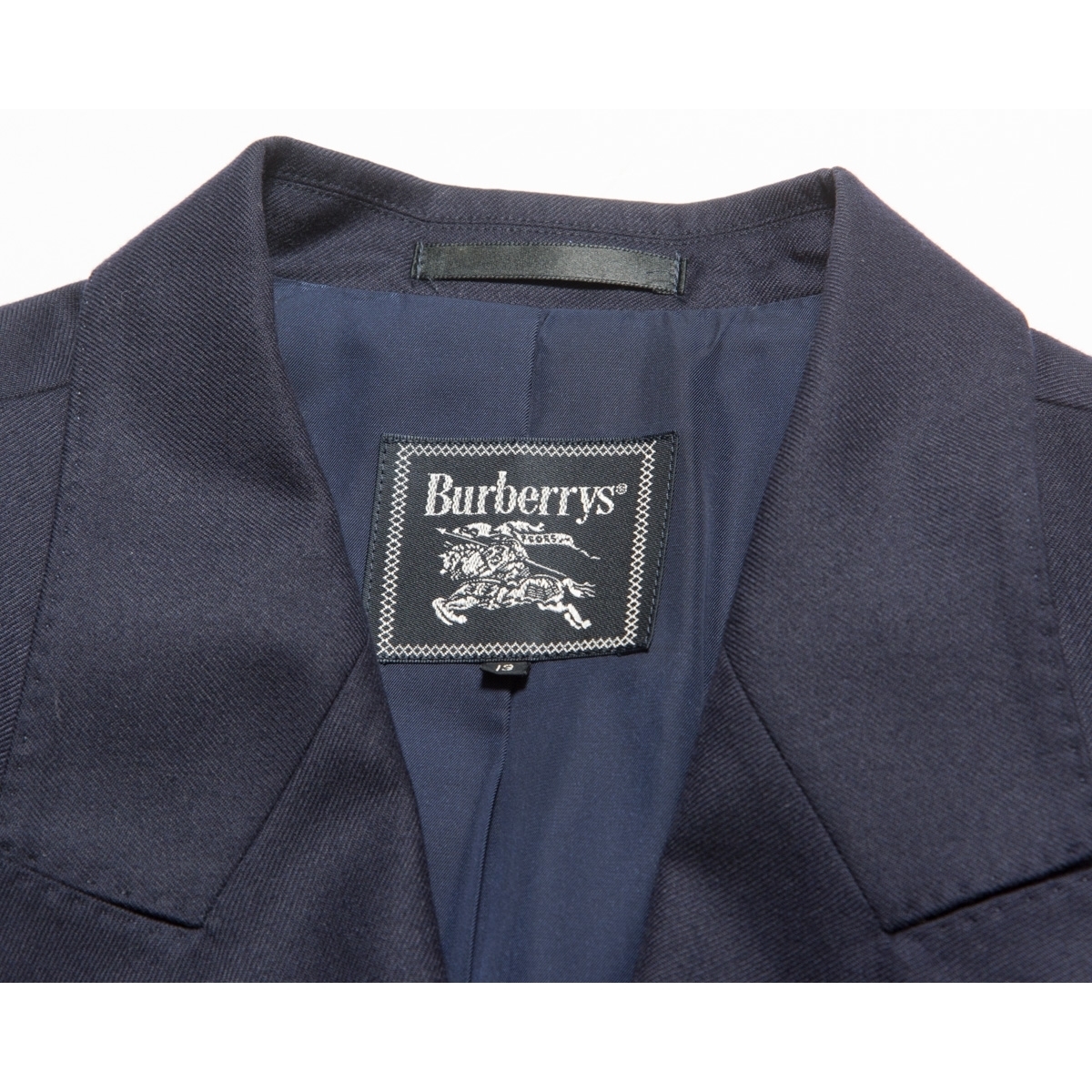 Burberrys 紺ブレ ダブル テーラードジャケット ブレザー バーバリー