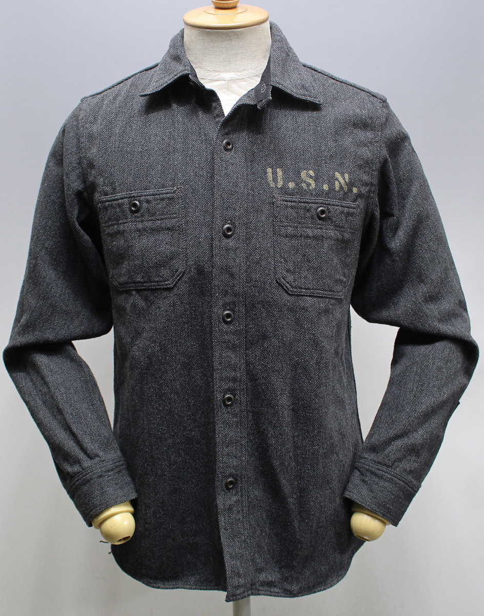 Freewheelers フリーホイーラーズ カスタムニールシャツ “U.S.NAVY  