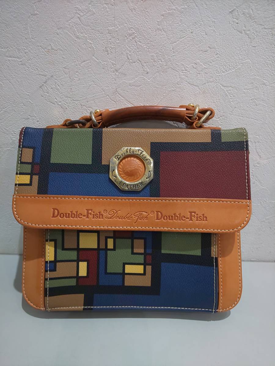 ダブルフィッシュ タグ付 ショルダー 2way fish Double-Fish 新品 