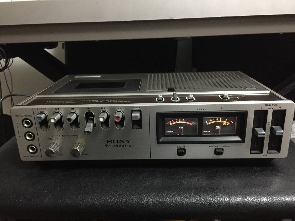 SONY ソニー カセットデンスケ TC-2850SD ラジカセ