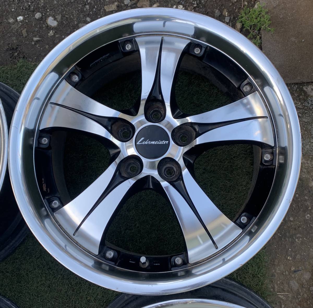 4本セット、18x7.5J、レアマイスター、アルミ、5穴、PCD114.3mm Yahoo