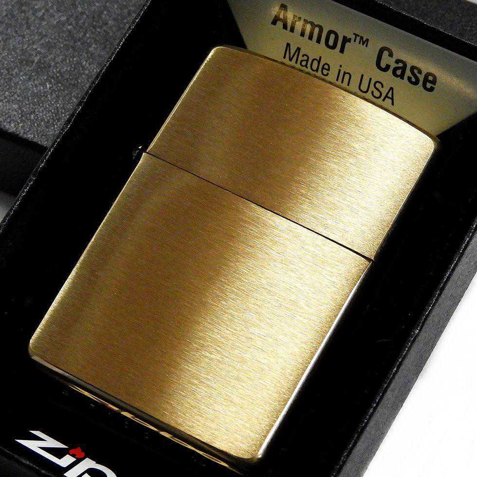 アーマー ZIPPO ジッポ ライター ゴールドの通販 金タンク zippo 