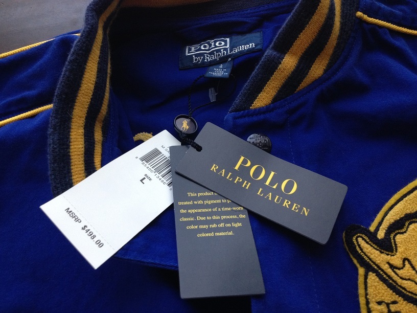 既決USAPolo Ralph Lauren・ラルフローレン@胸元&amp;背中刺繍&amp;金属