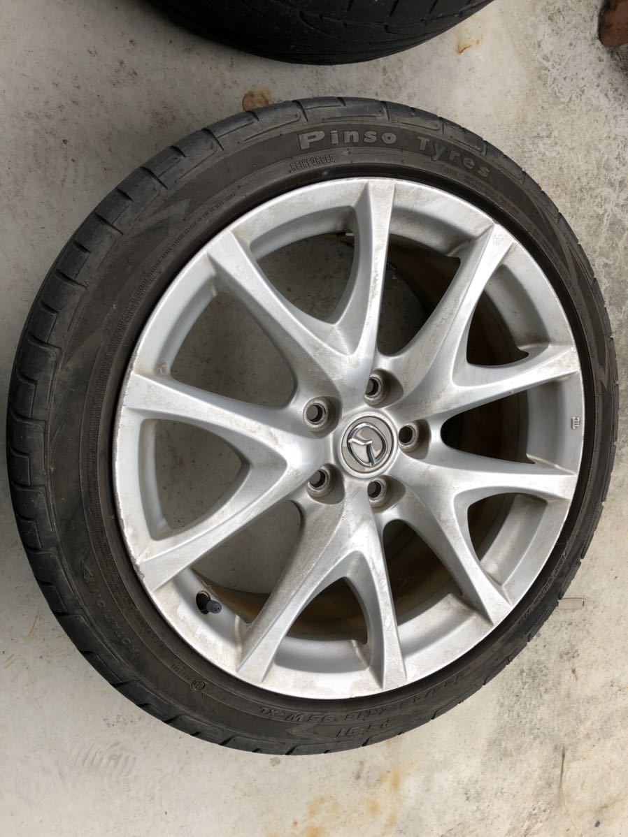 rx8純正ホイール18インチ4本 マツダ RX-8 後期純正18インチホイール 4本