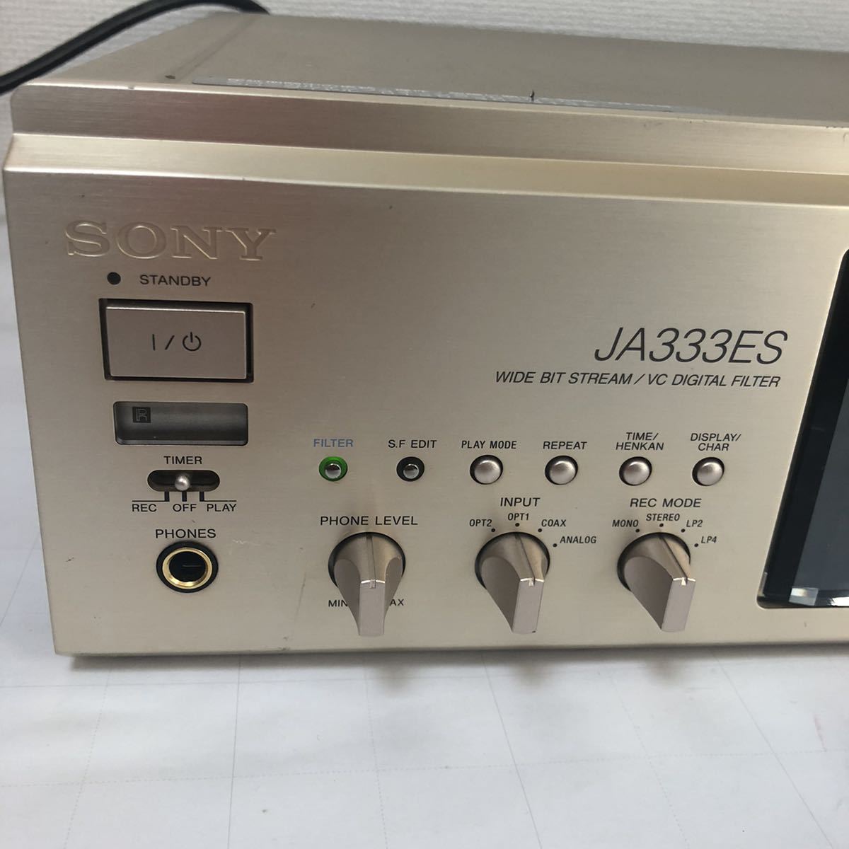 SONY MDデッキ MDS-JB940 動作美品取説・汎用リモコン付き