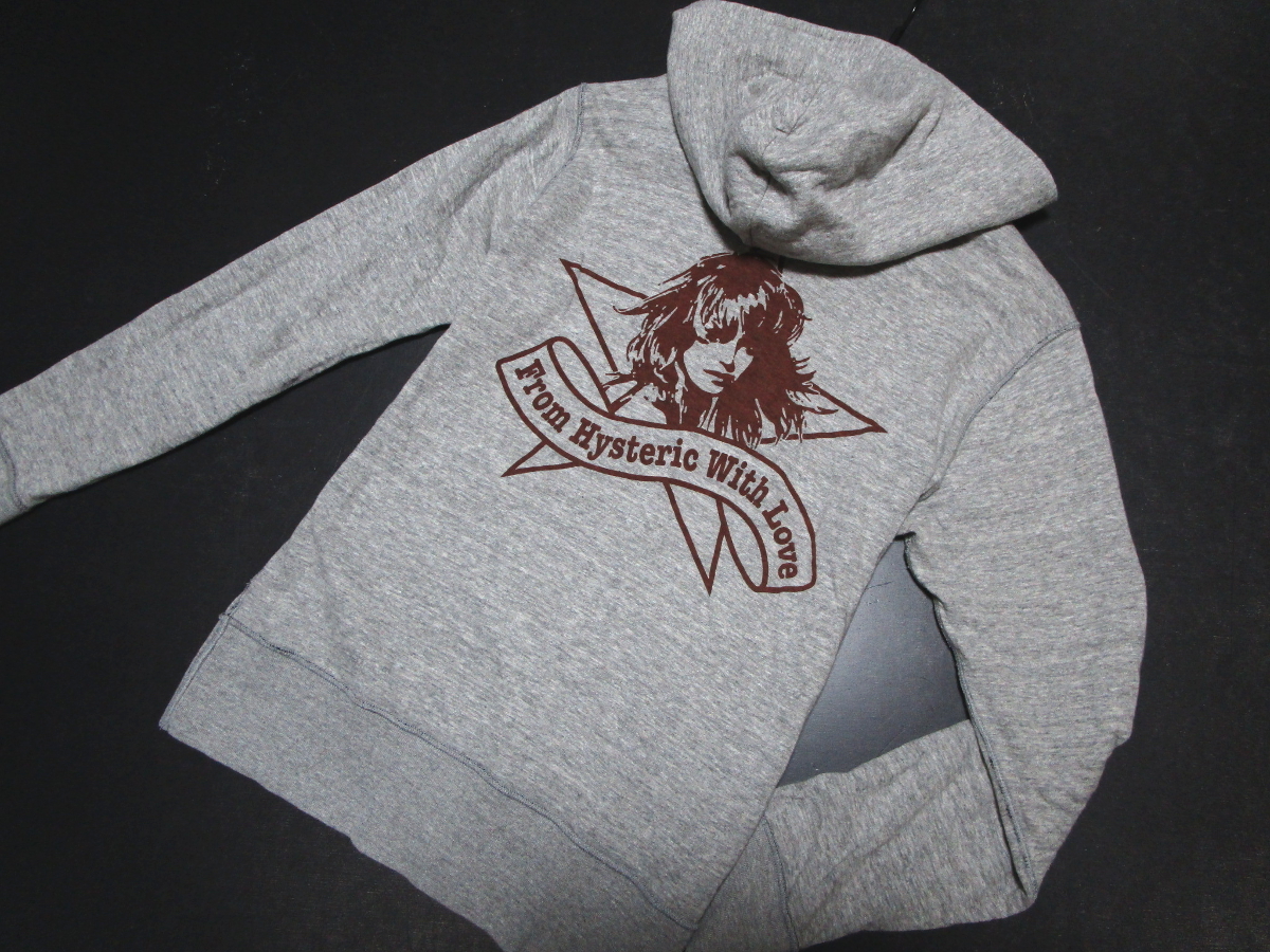 HYSTERIC GLAMOUR パーカー ヒスガール リバーシブル ロゴ HYSTERIC