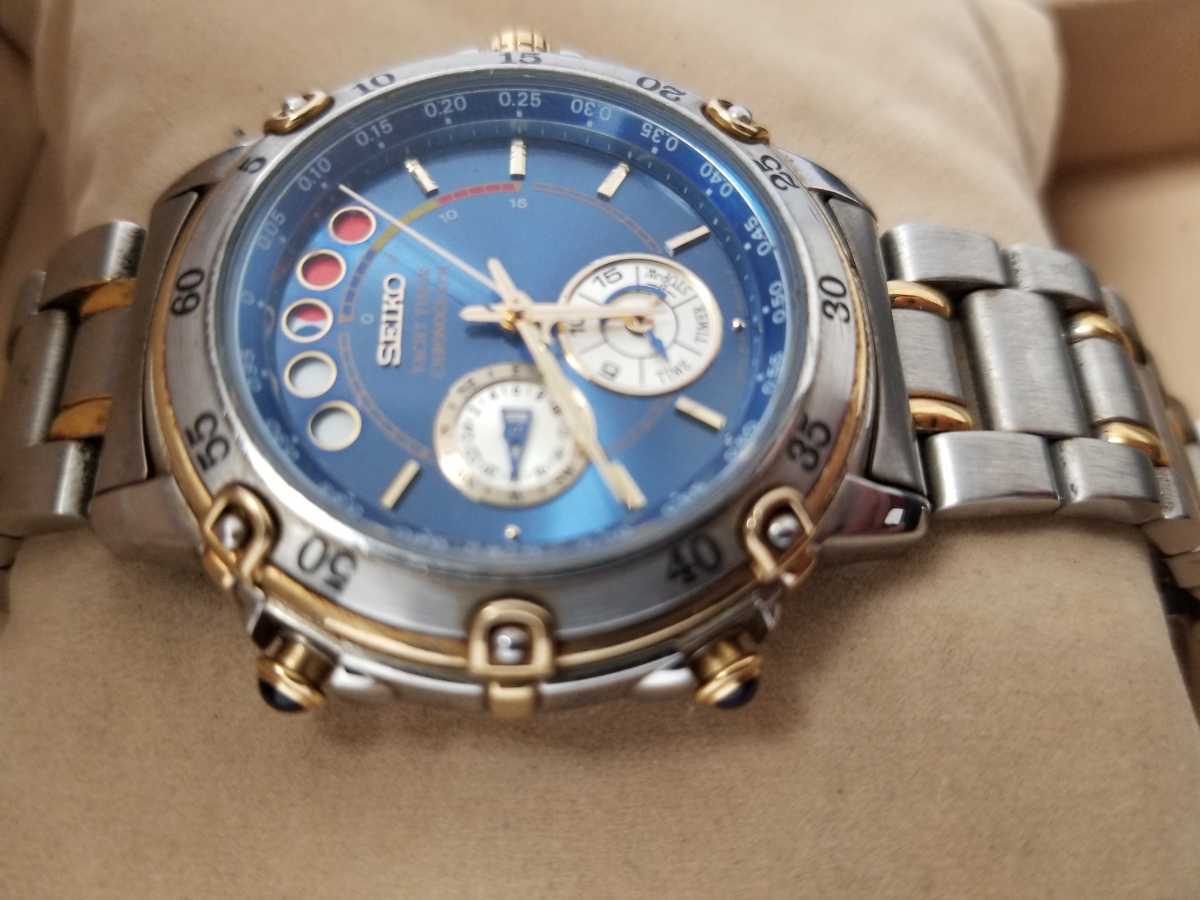 SEIKO セイコー YACHT TIMER ヨットタイマー クロノグラフ 6M37-6000