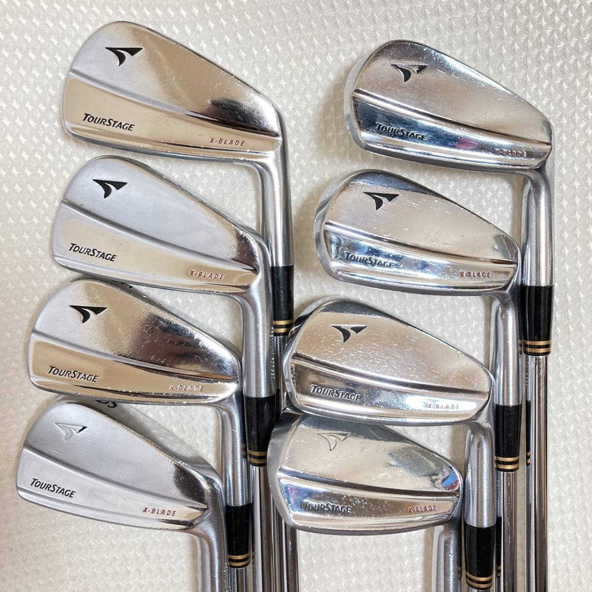 【100%新品，2026】 ツアーステージ TOURSTAGE X-BLADE マッスルバック 3 P 8本セット(ブリヂストン)｜売買されたオークション情報、yahooの商品情報をアーカイブ公開 - オークファン 男性右きき用